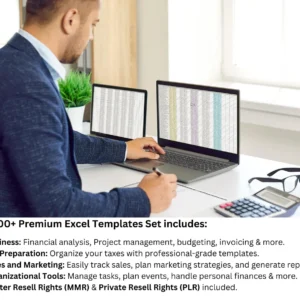 5000+ Premium Excel Templates Bundle – With Resell Rights!