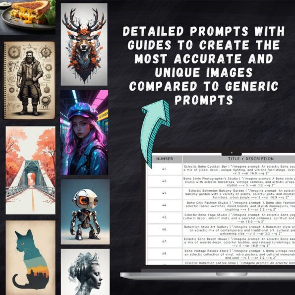 30,000+ Midjourney Prompts Bundle (With MRR) - Image 4