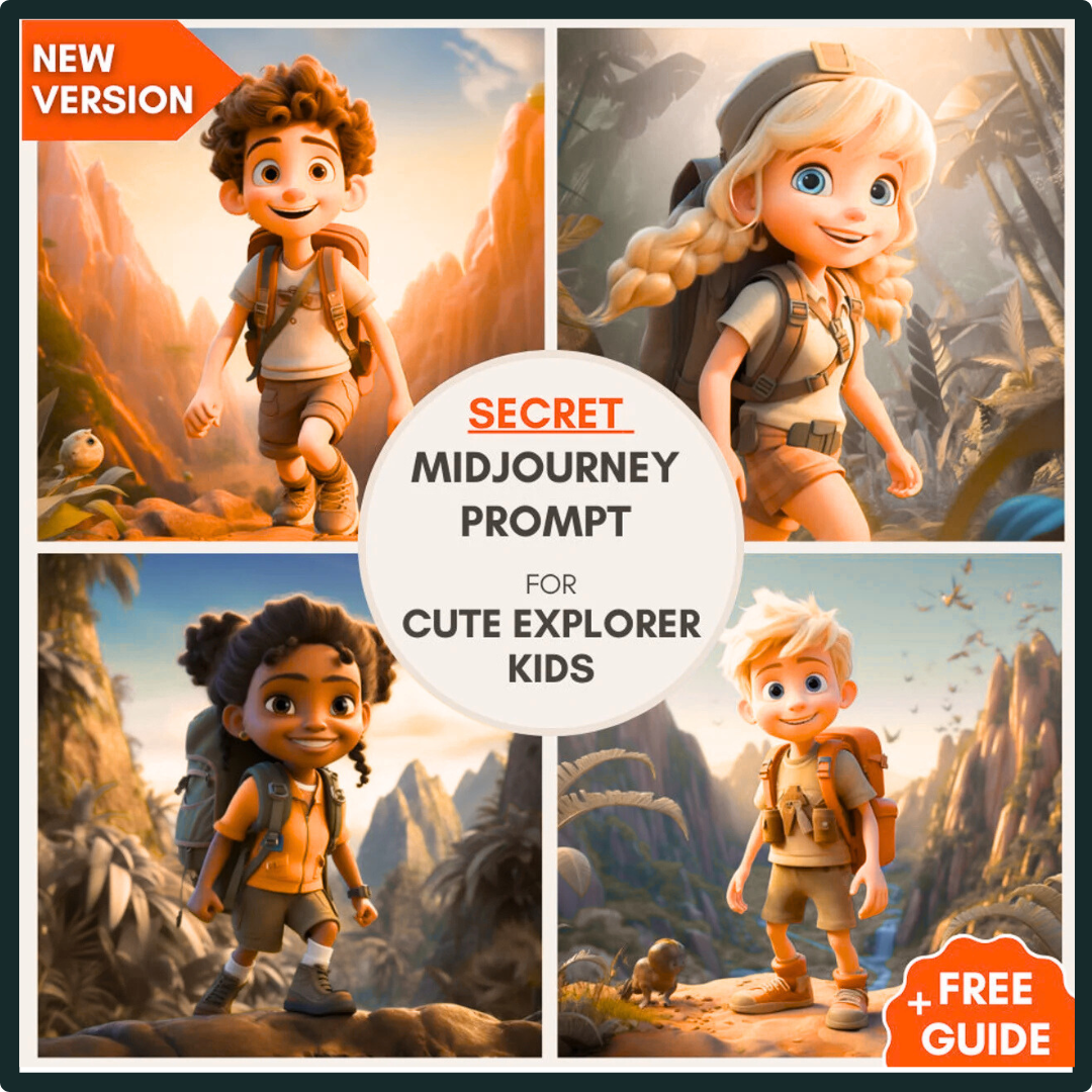 AI Prompt for Cartoon Explorer Kids