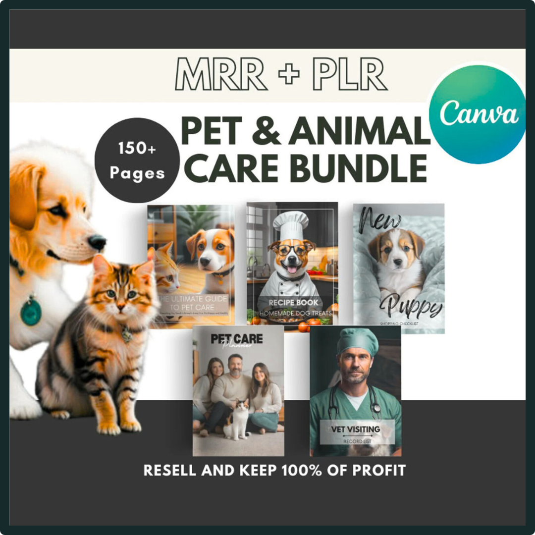 Monetize Your Pet Passion with PLR Digital Products