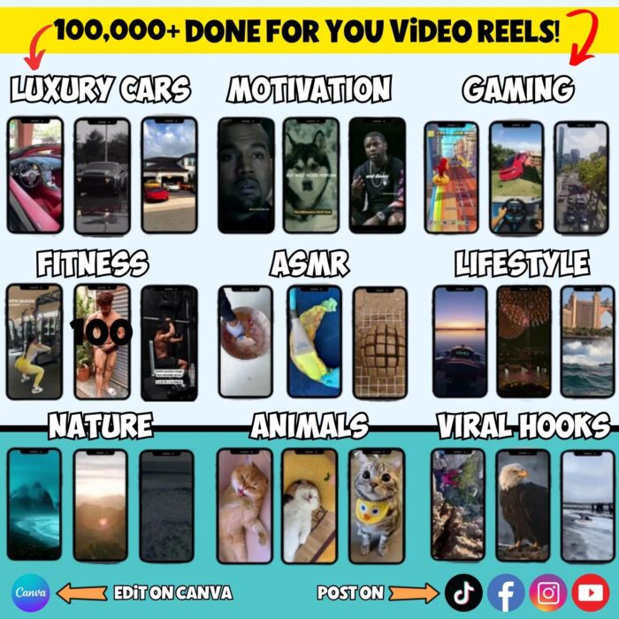 100,000+ Viral Videos Bundle – With MRR & PLR - Image 3
