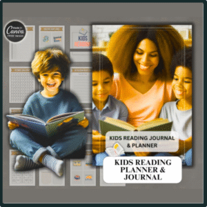 Kids Reading Planner & Journal with Master Resell Rights