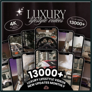 13,000+ Luxury 4K Video Reels Vault | Instant Download
