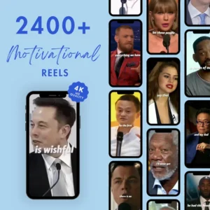 2,400+ Motivational Reels (MRR)