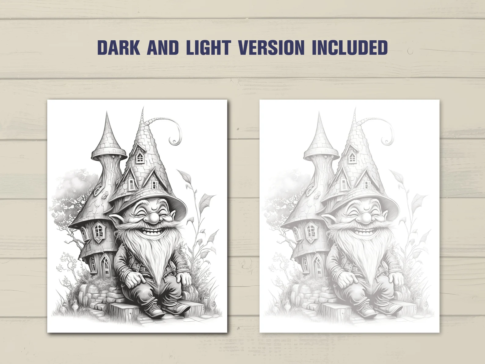 50 Enchanted Gnomes Coloring Book - Image 2