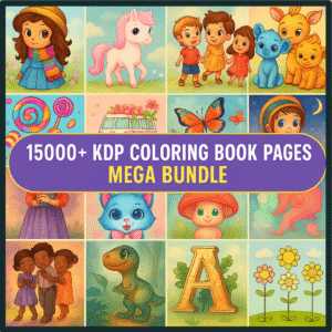 PLR 15K+ Kids Coloring Book Bundle – Ultimate Creative Resource!